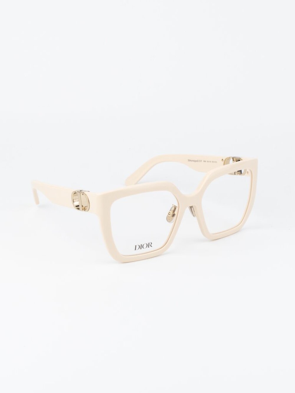 Dior Women Eyeglasses Ivory Butterfly 30MONTAIGNEO S1F 9500 NEW AUTHENTIC - Picture 4 of 10